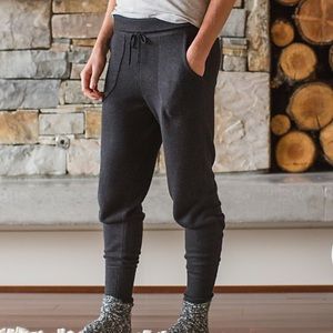 Lululemon Cabin Yogi Sweater Pants - heather black