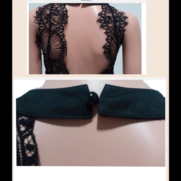 Sexy Lace Back Crop - Picture 2 of 3