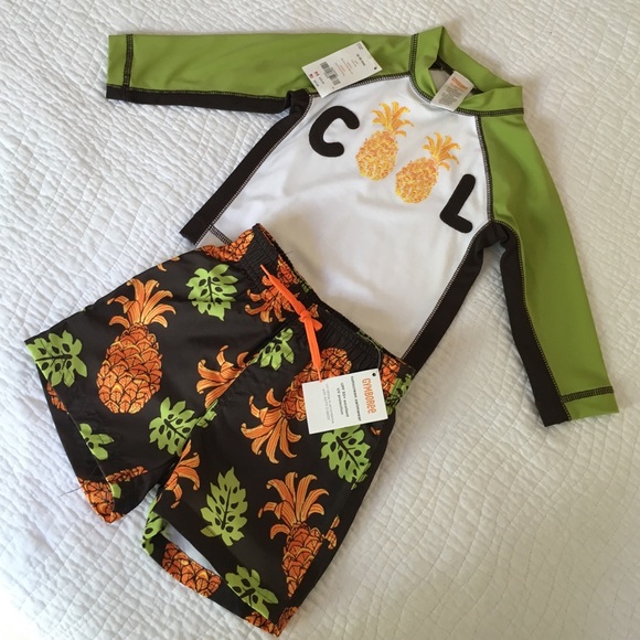 NWT! Gymboree Sunscreen Swimwear Set