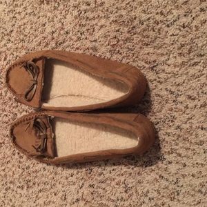 Brown fuzzy on the inside