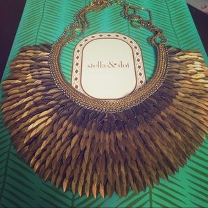 Gold Pegasus Stella & Dot Necklace.
