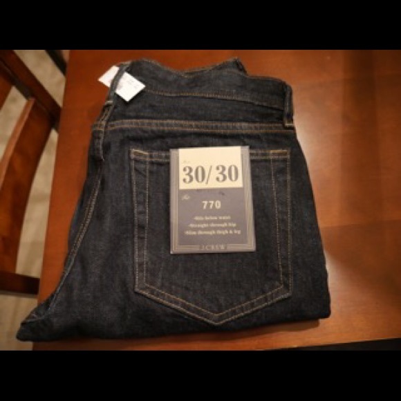 New never been worn resin crinkle jcrew 770s jeans