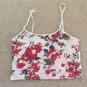 Floral crop top