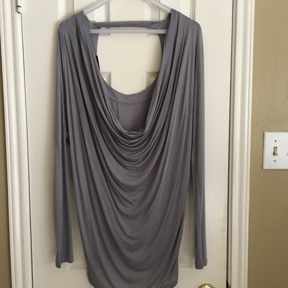Express gray top