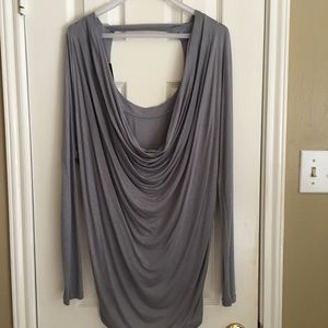 Express gray top