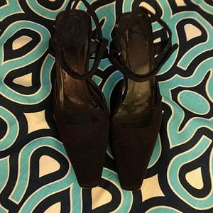 Prada heels with ankle strap