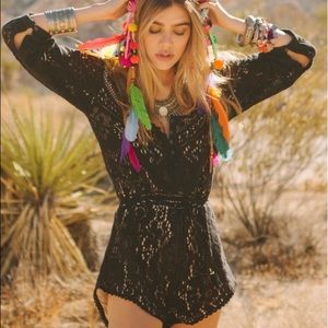spell designs fleet wood romper (black)