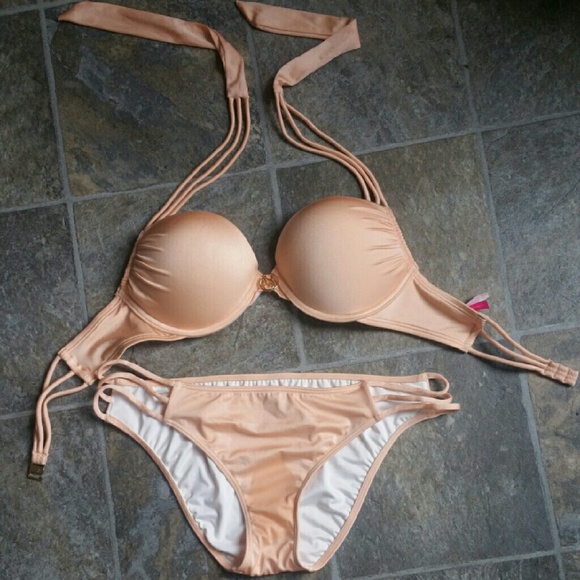 Victoria's Secret Peach Bombshell Bikini