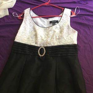 R&M Richard's dress and shaw