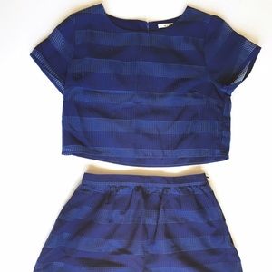 Royal blue matching set