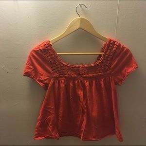 Adorable orange forever 21 crop top!