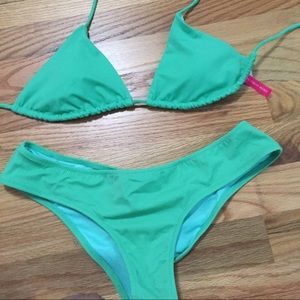 Light green Victoria's Secret bikini bottoms