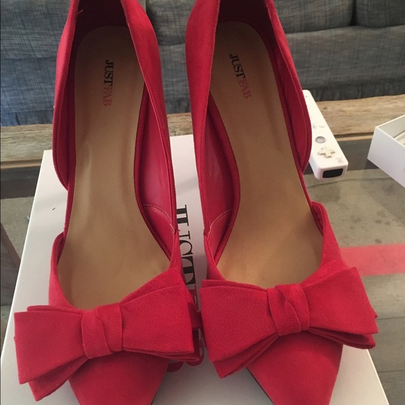 JUSTFAB Red Heels! NIB
