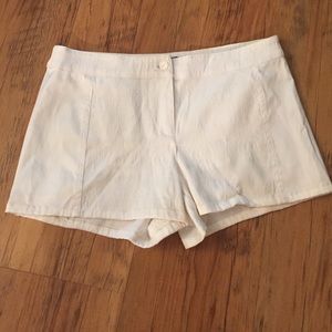 Forever 21 White Silk Shorts