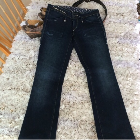 Armani exchange dark straight leg jeans 27