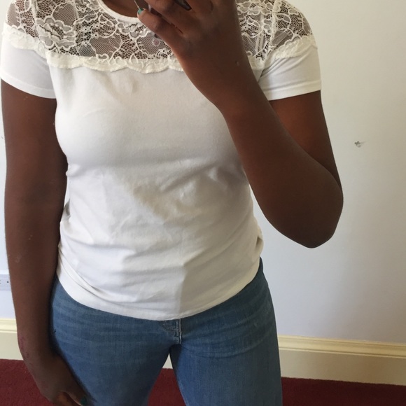Illusion lace top
