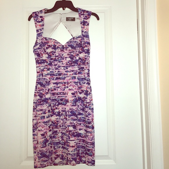Guess Multicolored Midi Dress