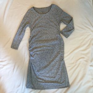 Gray Maternity Dress