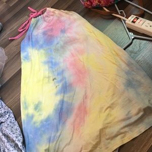 Tie dye halter dress BRAND NEW