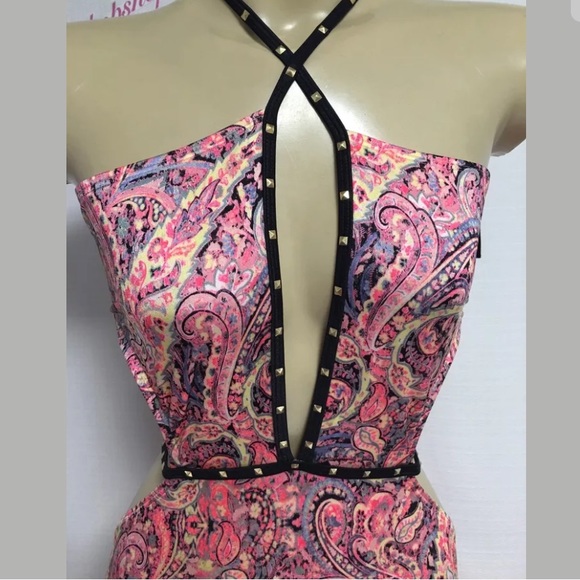 NWT STUDDY STRAPPY ONE PIECE - Picture 2 of 3