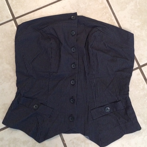 Pinstriped Vest