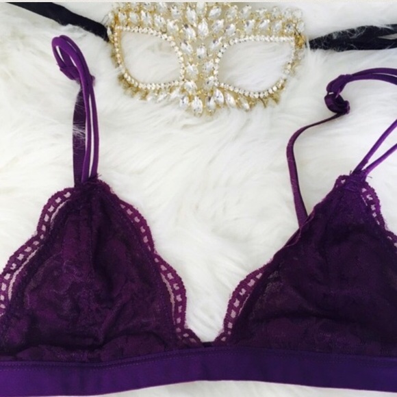 ๐ Final Price ๐ Eggplant Sheer Bralette ๐ซOffers - Picture 4 of 4