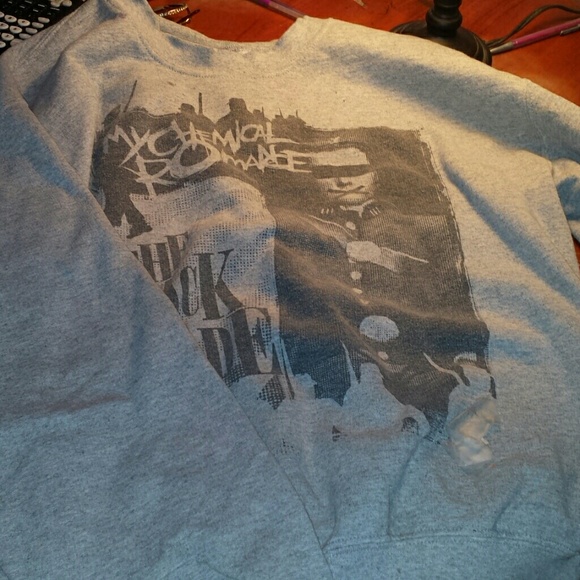 MCR pullover sweatshirt.