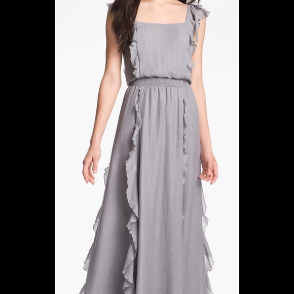 Jessica Simpson Ruffled Maxi Dress