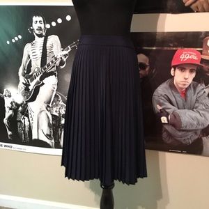 AA blue accordion skirt!