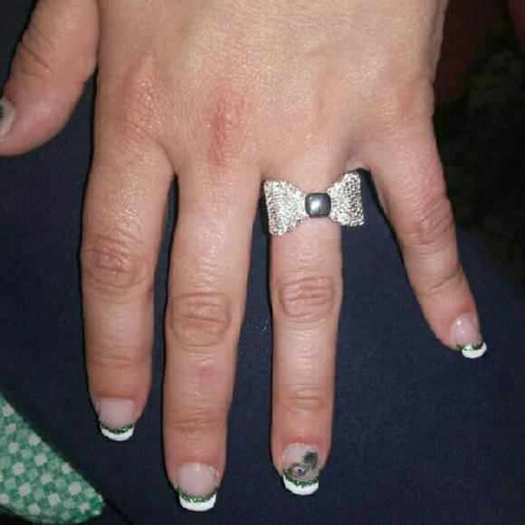 Silver Bow Statement Ring - Picture 4 of 4