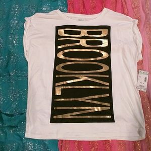 BRAND NEW BONGO Cap Sleeve "BROOKLYN" Tee