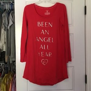 Sexy "been an angel all year" nightgown