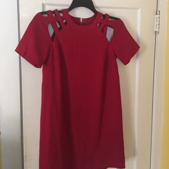 Lulu's cut out shift dress