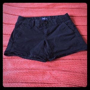Black midi shorts from American eagle