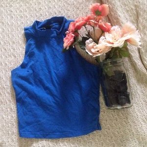 Blue Forever 21 Crop Top