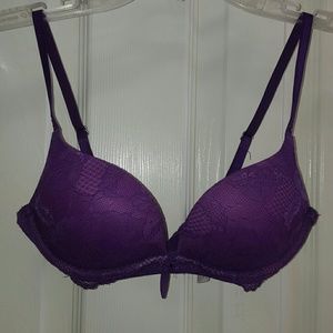 Victoria Secret Biofit 32B Lace Push Up Bra