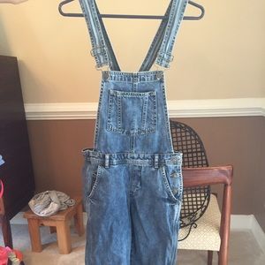 Top shop denim overalls