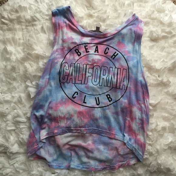 Multi colored graphic crop top - Picture 1 of 1