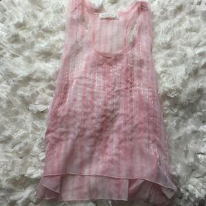 Pink beaded tank