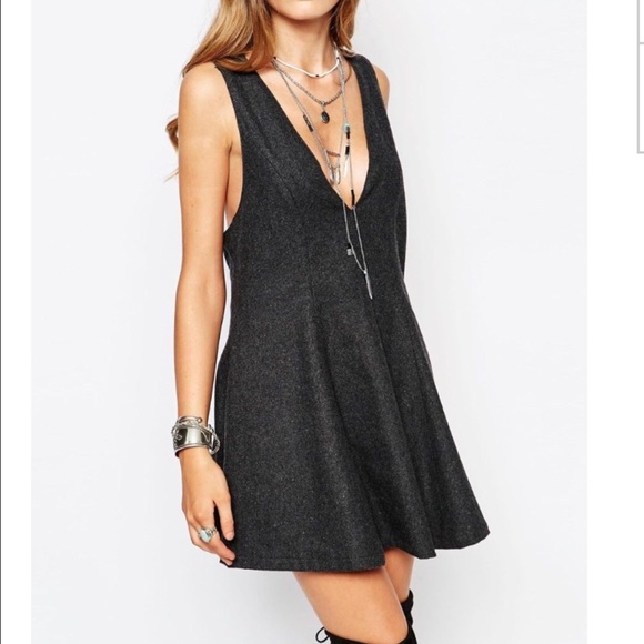 Charcoal FreePeople Dress - Picture 1 of 4