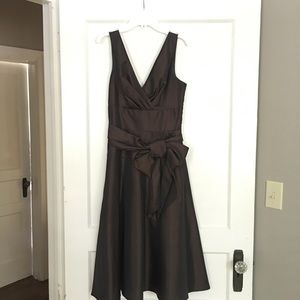 Chocolate Brown cocktail dress