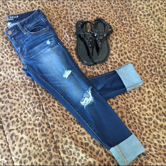 American Eagle Distressed Summer Jegging