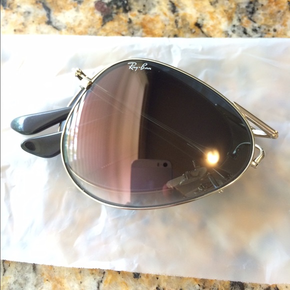 Ray-Ban Folding Aviator Sunglasses - Never Used -