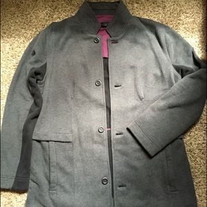 Lululemon Mens Four Front Button XL Gray Jacket