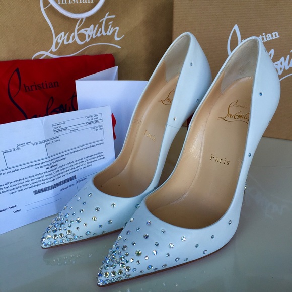 🎉HP🎉 ||Christian Louboutin || Swarovski Pumps - Picture 2 of 4