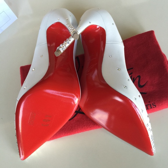 🎉HP🎉 ||Christian Louboutin || Swarovski Pumps - Picture 3 of 4