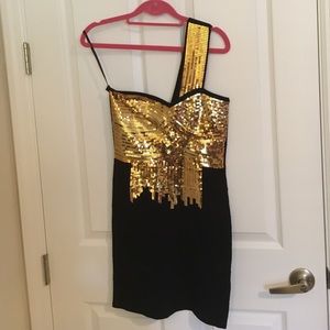 One Shoulder Bebe Dress