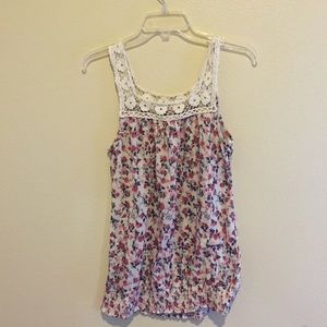 Floral print tank