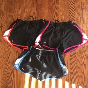 Lot of 3 pairs of Under Armour shorts