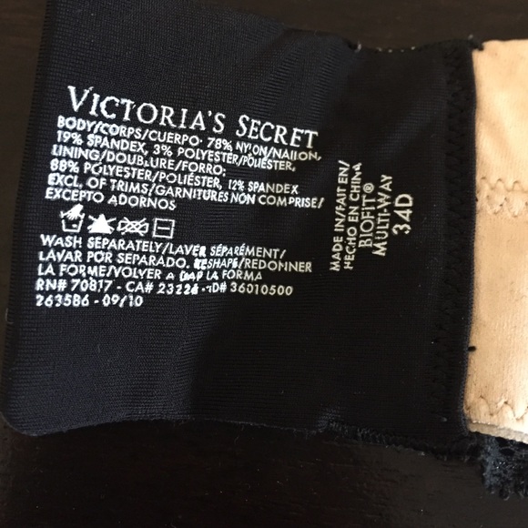 Black and nude lace bra VS - Picture 3 of 4